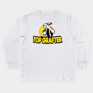 Top Grafter Builders Design Kids Long Sleeve T-Shirt